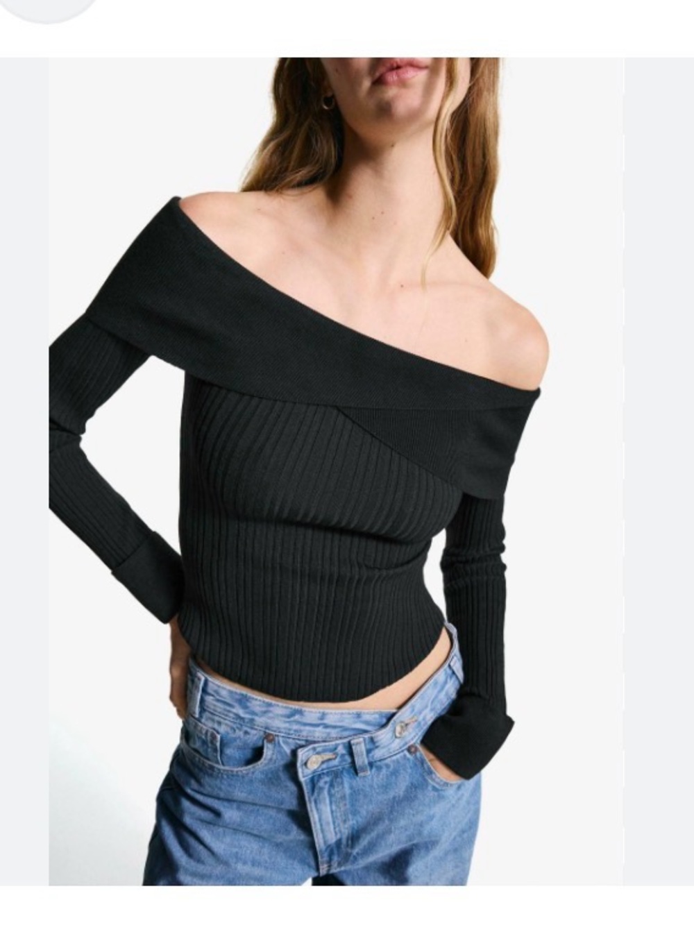 Bershka off shoulder top